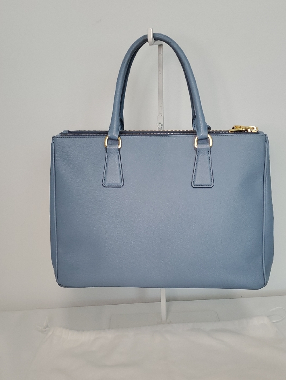 Prada Saffiano Lux Medium Double Zip Tote - Picture 6 of 15